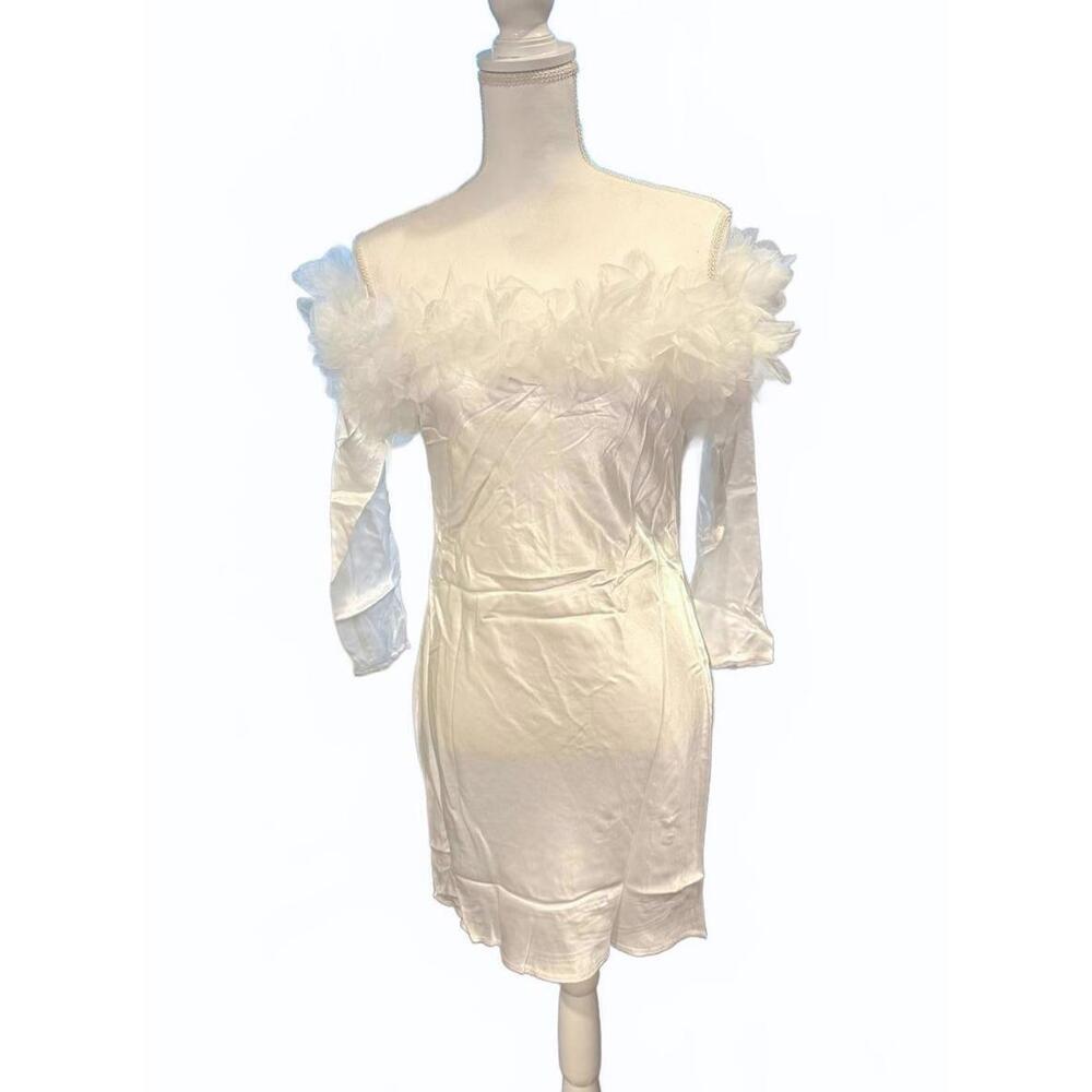 For Love & Lemons Mila Mini Bridal Dress, Medium (NWT)